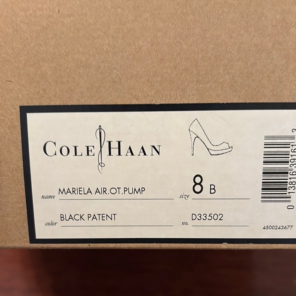 Cole Haan Nike Air Women's Black Patent Pumps
